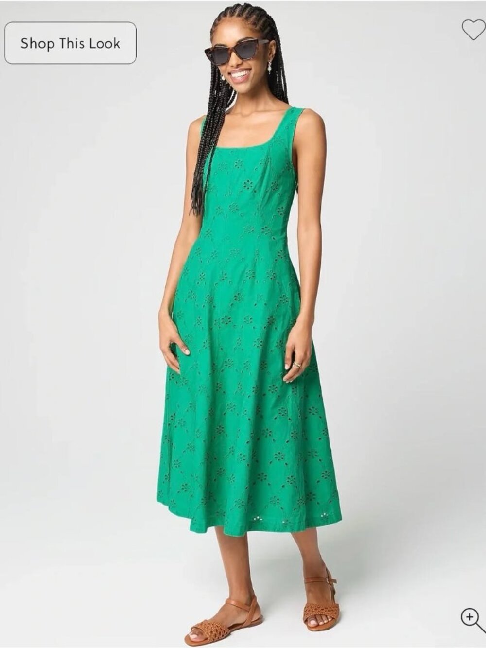 J.Crew Eyelet Lace Midi Dress size 12 BRAND NEW